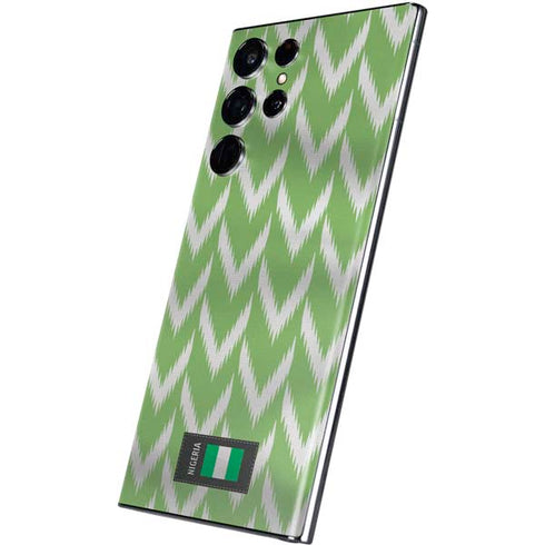 Nigeria Soccer Flag Galaxy S22 Ultra Skin